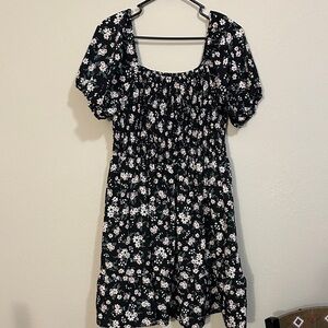 Floral Puff Sleeve Dress